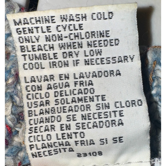 Sag Harbor Sports Women’s Medium Y2K Knit Cardigan Classic Button Up Pockets - Picture 6 of 10